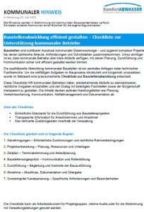 Auszug aus dem Kommunalen Hinweis